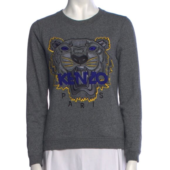 Kenzo Tops - KENZO Graphic Tiger Crew Neck Sweatshirt Size M EUC